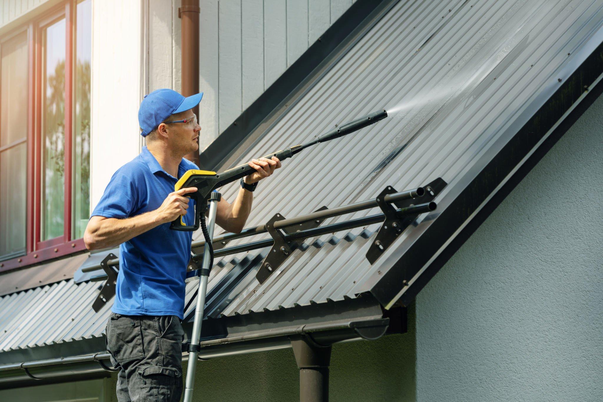 Western PA roof cleaning work