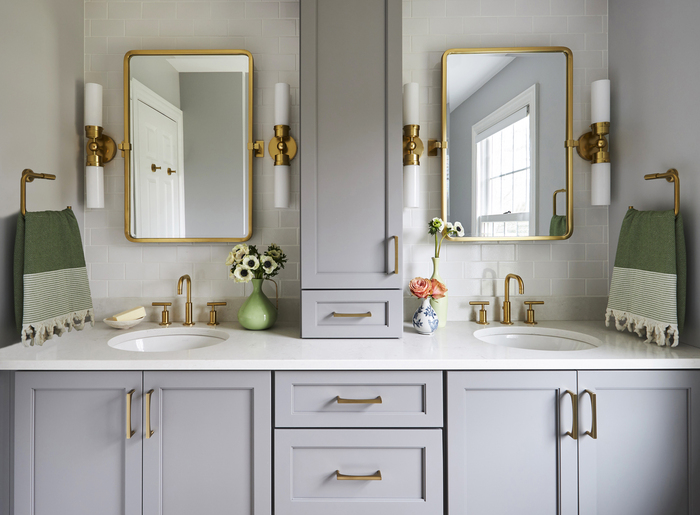 Pastel Palettes in a Modern Bathroom Makeover